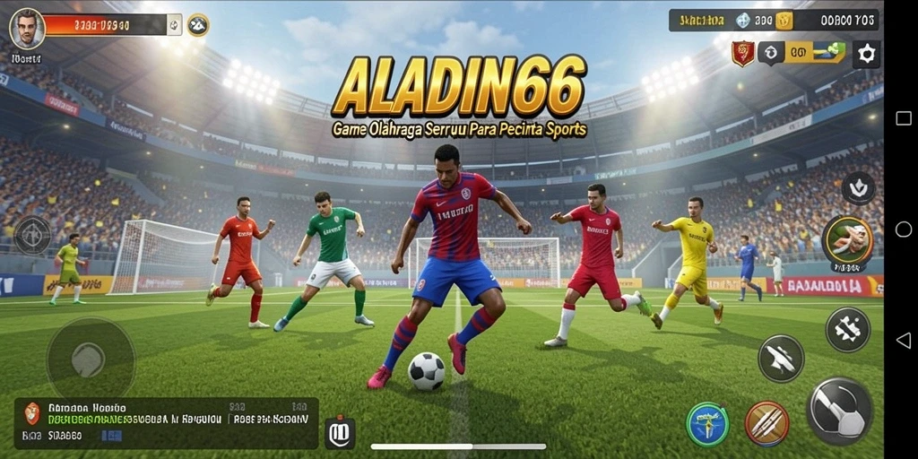 Gameplay mendebarkan ALADIN66 dalam aksi olahraga.