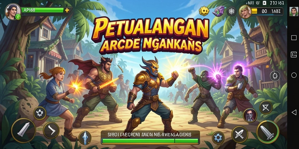 Tangkapan layar gameplay API88 dengan aksi seru di dalam permainan arcade.
