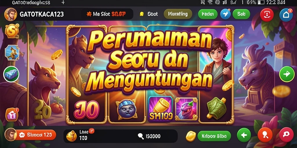 Tampilan gameplay GATOTKACA123 yang menarik dan interaktif.