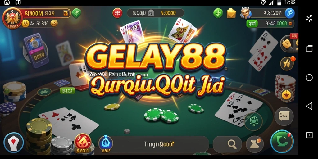 Tampilan gameplay QiuQiu yang menegangkan dan seru.