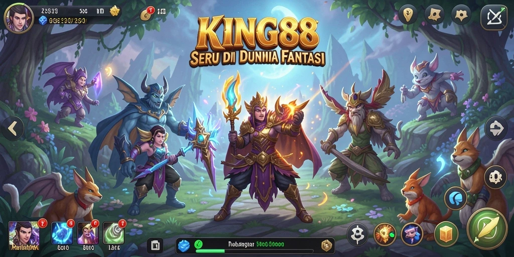 Gameplay menarik di dunia petualangan KING88.