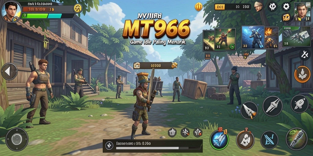 Tampilan gameplay MT966 dengan elemen Idle yang menarik.