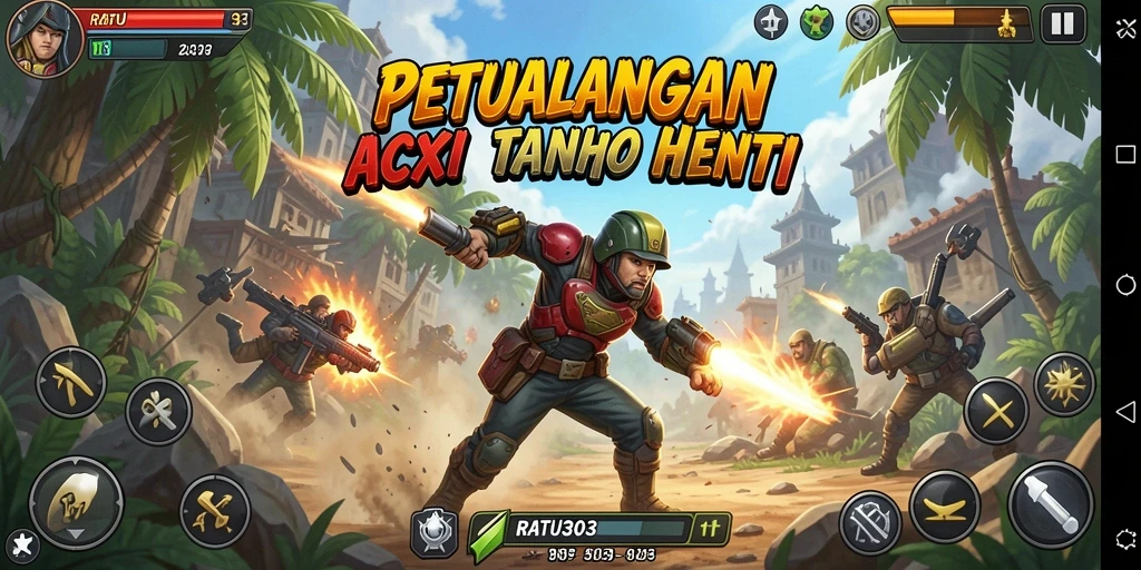 Gameplay mendebarkan di dunia aksi penuh tantangan.