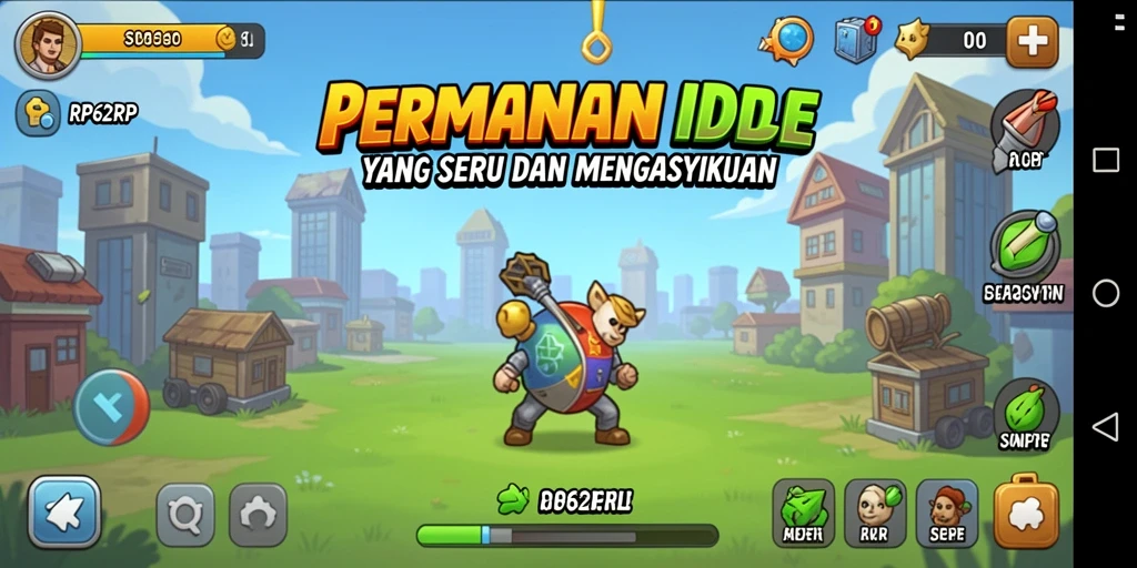 Tampilan seru gameplay RP62RP yang penuh dengan karakter unik.