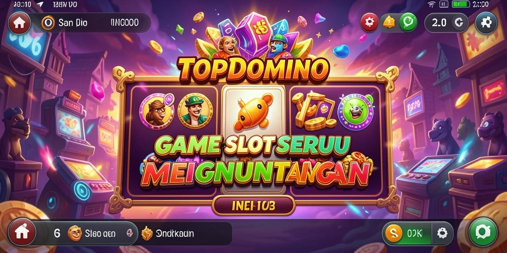 Screenshot utama dari gameplay Slot TOPDOMINO yang menarik.
